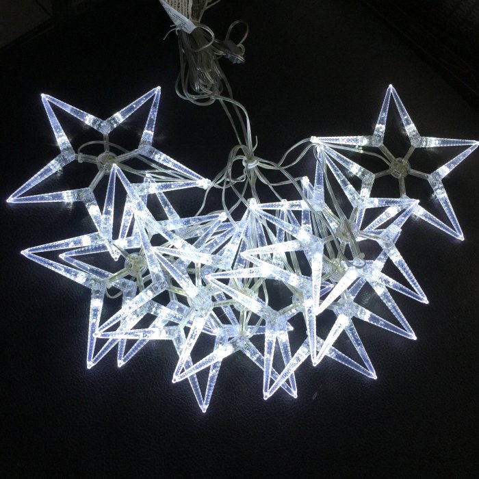 特力屋 B&Q 90燈 星星造型窗簾聖誕燈 窗簾燈串 掛燈 居家節慶裝飾 掛飾 聖誕裝飾品 聖誕燈～原價1290元