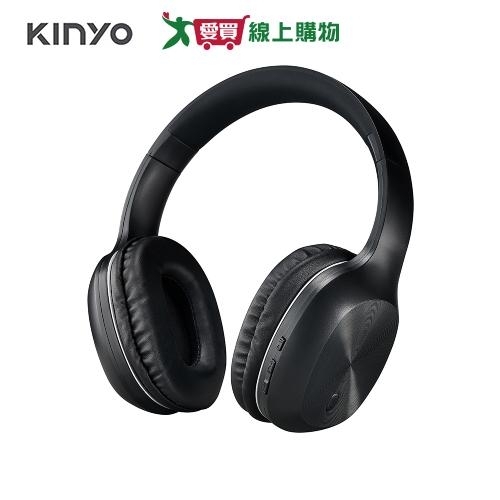 KINYO 無線藍牙頭戴式耳機 黑 BTE-3835 【愛買】
