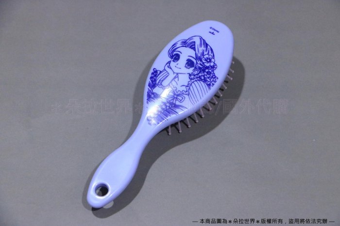 日本 迪士尼 Disney Princess 長髮公主 Rapunzel 樂佩 紫色梳子 髮梳 Hair Brush