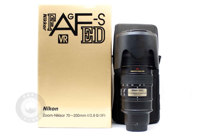 【高雄青蘋果3C】NIKON AF-S NIKKOR 70-200MM F2.8 G 紅VR ED 小黑五 二手鏡頭#86693