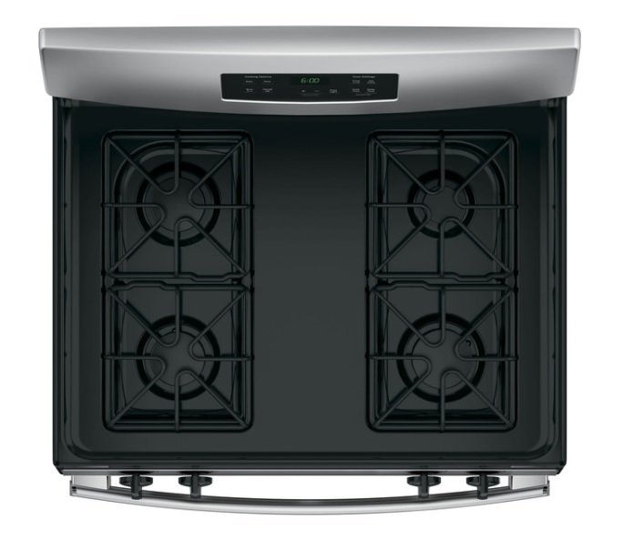 【歡迎殺價-貨到付款】GE爐連烤JGBS60REKSS不銹鋼門板四口瓦斯爐面烤箱(瓦斯)