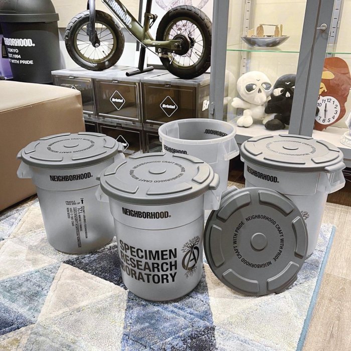 希望商店】NEIGHBORHOOD SRL THOR P-ROUND CONTAINER 22SS 水桶收納桶