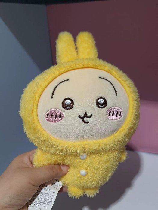 chiikawa吉伊卡哇 x 名創優品快閃限定烏薩奇睡衣站姿公仔 幾乎全新 有吊牌
