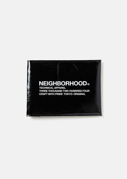 新品未開封 NEIGHBORHOOD LOGO DOCUMENT CASE 日貨代購CITY】2024AW NEIGHBORHOOD LOGO DOCUMENT CASE 筆電包