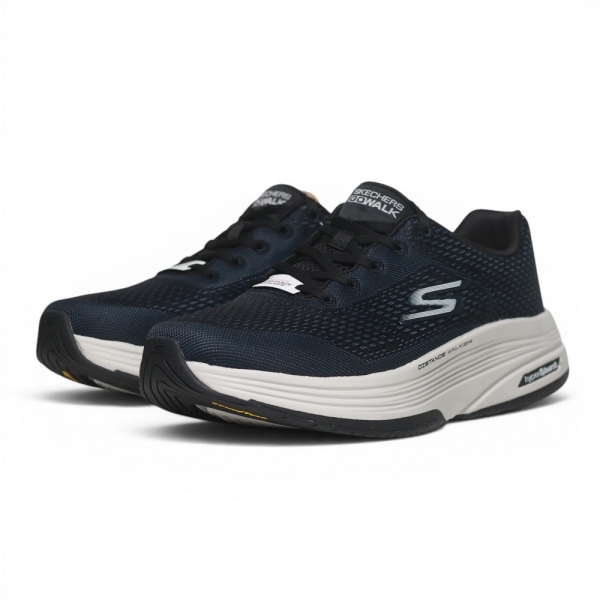 SKECHERS 休閒鞋 DISTANCE WALKER 深藍 足弓 碳板 健走鞋 男 216534NVY