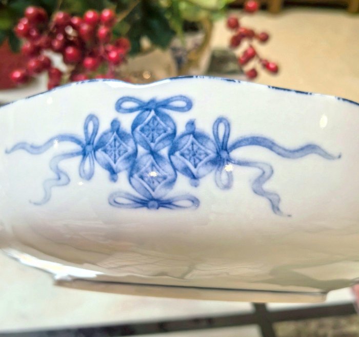 嚴選日本回流玄昌窯青花大缽，原盒保養多子多孫好寓意，細膩釉彩葡萄圖