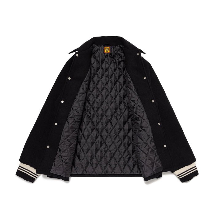 ジャケット・アウター HUMAN MADE GDC Stadium Jacket L Black HUMAN MADE Stadium Jacket in Black | SVD USA