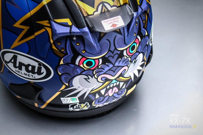 未使用 Arai RX-7X ナカスガ21 XL NAKASUGA 中須賀克行 ☆KBN☆鐵馬堂日本Arai RX-7X NAKASUGA 21 中須賀克行大眼睛全罩