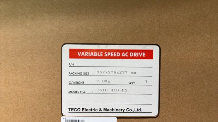 TECO變頻器~免運~東元變頻器~E510-410-H3 10HP三相380V