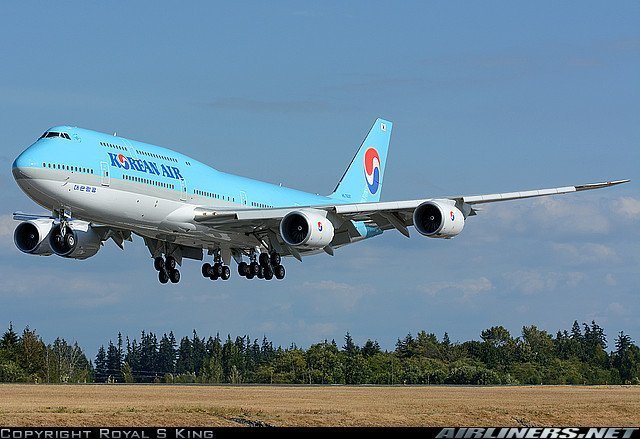 飛行夢想家**JC Wings 1/200 大韓航空Korean Air Boeing 747-8 HL7630