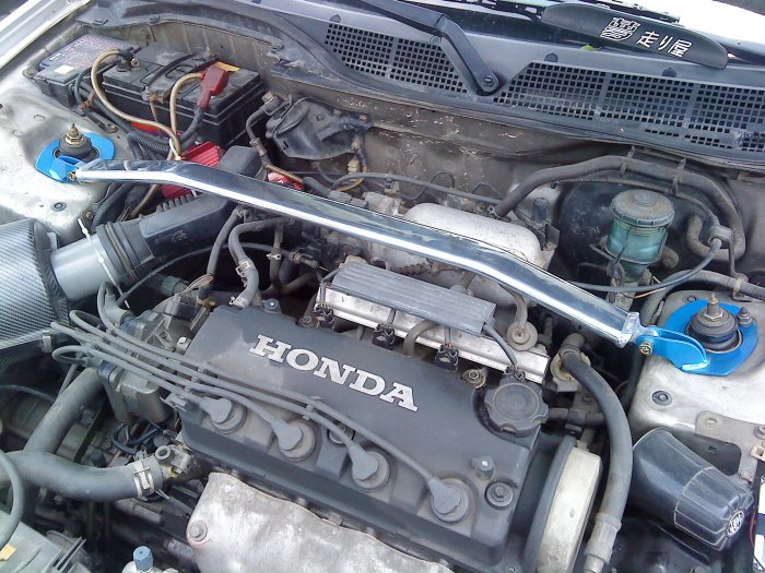 暢貨中心 OUTLET DOME RACING CIVIC K6 K8 前上拉桿 引擎室拉桿