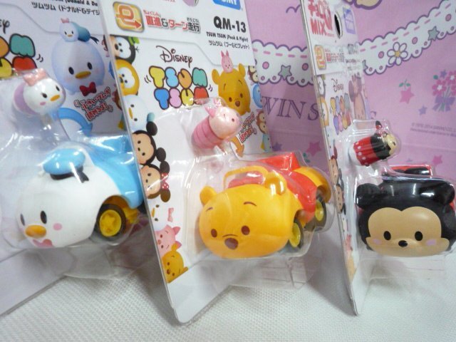 花見雜貨~日本進口全新正版迪士尼米奇造型迴力車小車阿Q車公仔TOMY玩具擺飾~另有維尼唐老鴨