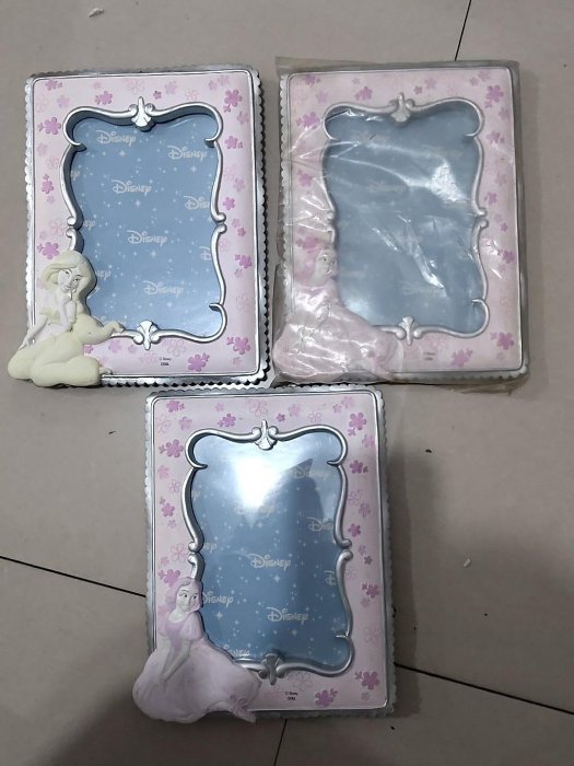 嚴選迪士尼公主系列相框，瑕疵美品值得收藏 卡膜 名片框 1489