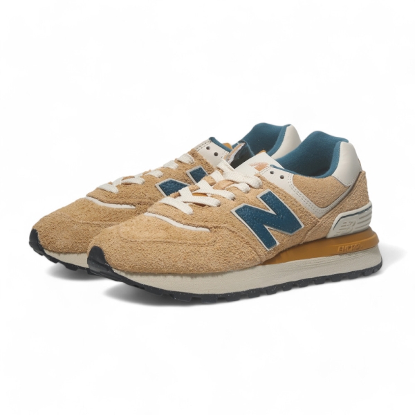 NEW BALANCE 休閒鞋NB 574 LEGACY 芥末金麂皮復古鞋男女U574LGOB