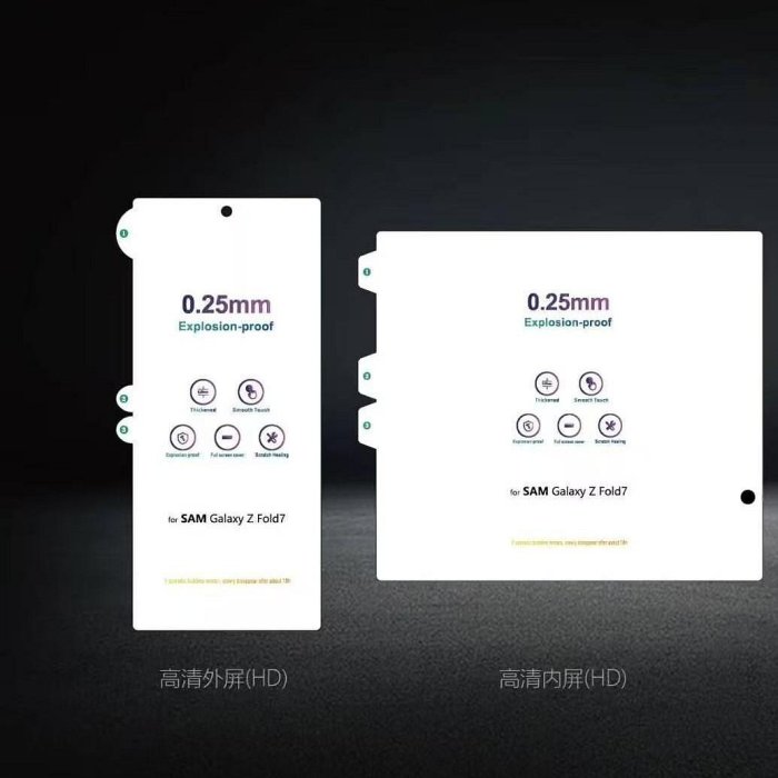 【滿200發貨】適用三星ZFold7 W25金剛AF增透防爆膜ZFold6 Fold5 W24全屏水凝膜【北歐3C】