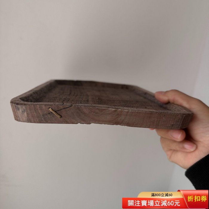 森口信一我谷盆茶盤直徑約29*19 換2.日本作家手工制作，均【二手】3991