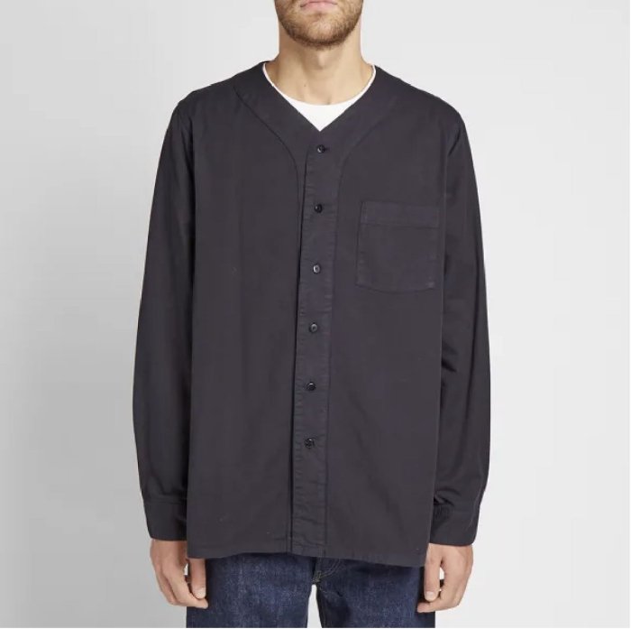 VISVIM FREE EDGE SHIRT Giza 高急棉size:1 黑色日本製| Yahoo拍賣