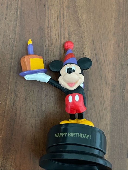 二手迪士尼Disney生日米奇擺飾/公仔