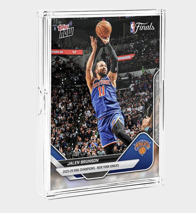 [已截止] 2026 NBA 總冠軍 紐約尼克 Team Set Topps Now 套卡一套16張 拚奪冠班底五簽 1/1冠軍傳奇雙簽 多人簽