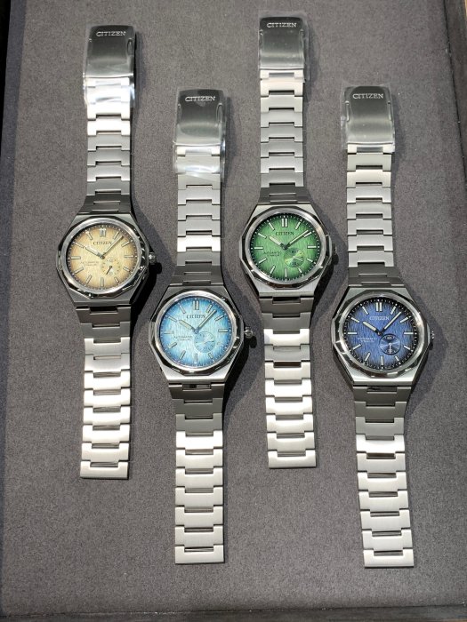 CITIZEN Zenshin NK5020-58L 星辰錶機械錶40.5mm 藍色漸變煙燻面盤小