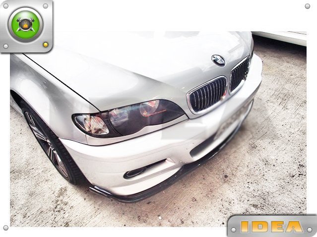 泰山美研社 18061640全新BMW E46 M3 樣式前保桿含霧燈 , 另有E46大包 E46下巴