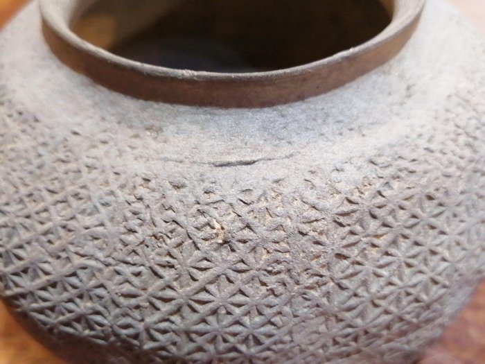 灰陶布紋缶(戰國～漢) | Yahoo拍賣
