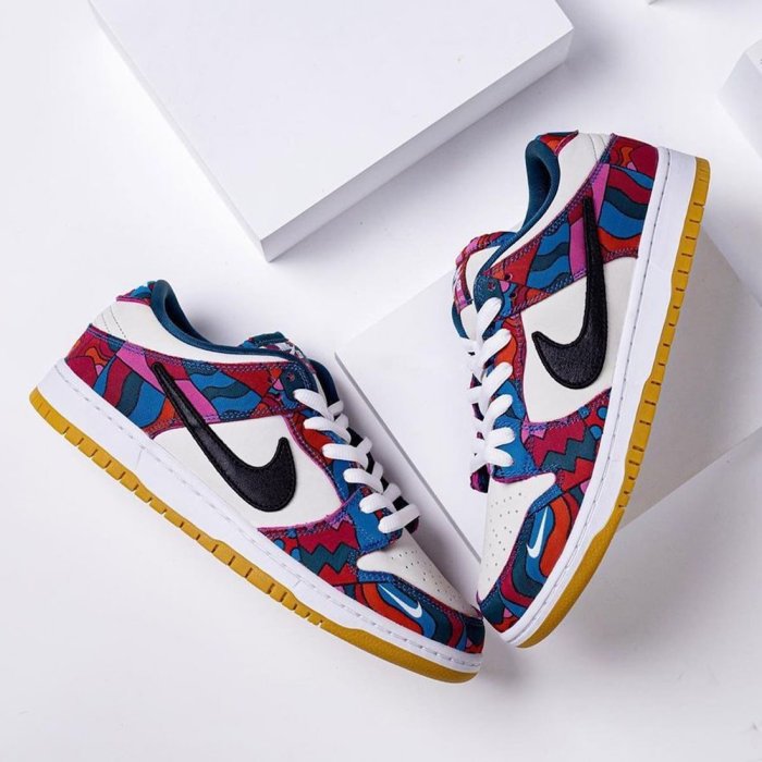 Nike SB Dunk Low Pro Parra Abstract Art (2021) 代購附驗鞋| Yahoo拍賣
