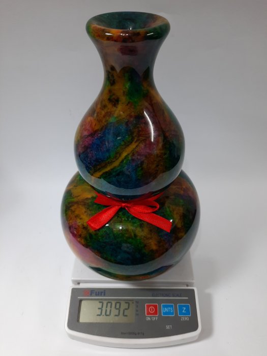 花瓶　台湾　花蓮　七彩玉か 花瓶 台湾 花蓮 七彩玉か - メルカリ