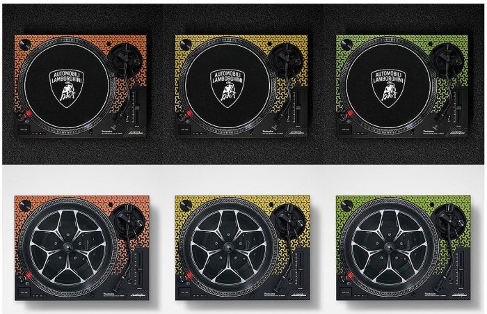 ㊑DEMO影音超特店㍿日本Technics SL1200M7B Technics & Lamborghini限量生產 二聲道 LP 黑膠 唱盤