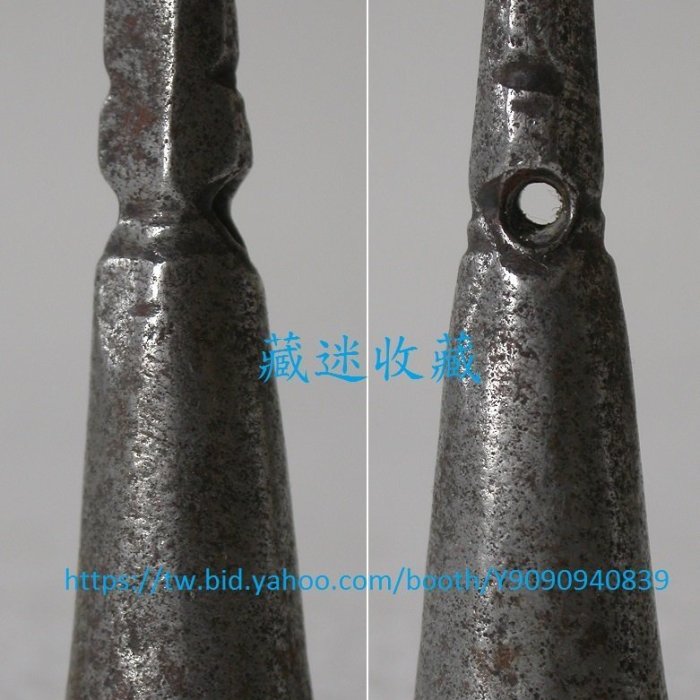 KᾩῘ古書:藏傳鐵印五十品`ἏὯ 〓西藏清代天地鐵雕老藏印〓 開門到代，印紋形制特殊。可隨身