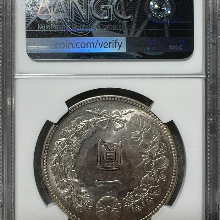 62 外国壹圓銀貨 NGC-MS62日本明治二十四年壹圓銀幣錢幣銀幣收藏【經典錢幣】-17299