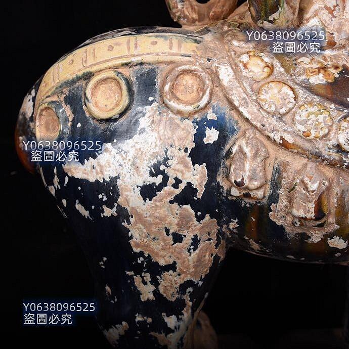 唐三彩水银代代有象43×40，价格300对（还有一个）1255 青花琺瑯彩五彩