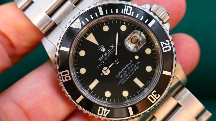 【美好時光】膏藥面黑水鬼1982年份ROLEX勞力士16800超美品 ( 1680 5513 16800 1665 參考）