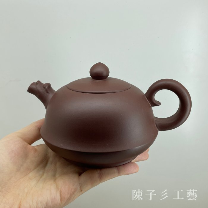 陳子彡】A2 [ 雀國雲現代紫泥砂7孔約400cc] 中國宜興紫砂壺有三天鑑賞