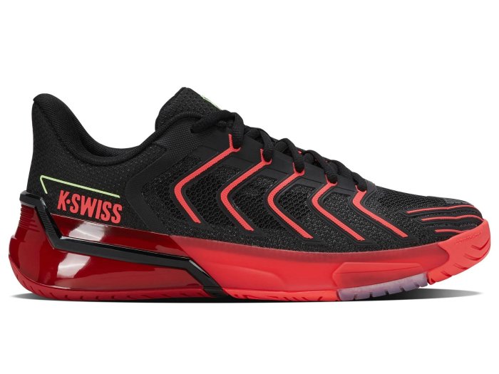 【曼森體育】K-SWISS Ultrashot 4 網球鞋 男鞋 新款 紅黑 全場地