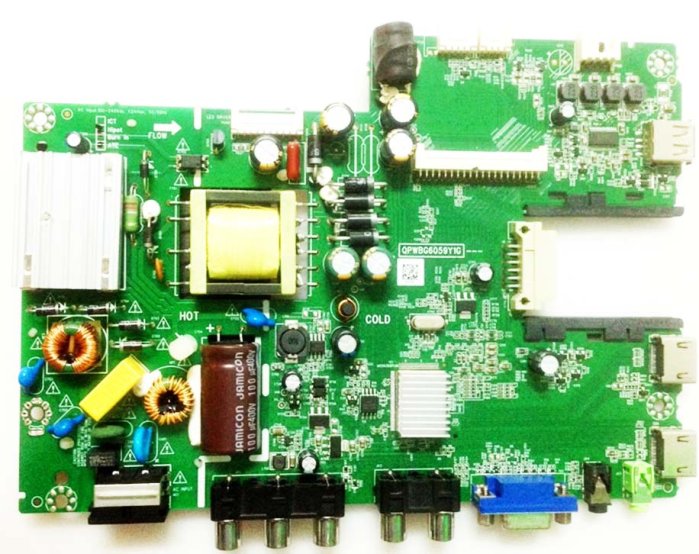 [維修]聲寶 SAMPO EM-32CT16D 32吋 LED液晶電視 不過電/不開機/無法開機 主機板維修