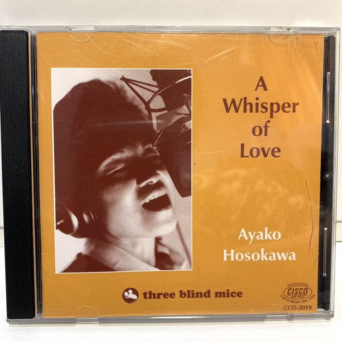 超音樂】CD/ Ayako Hosokawa 細川綾子/ A Whisper of Love 愛的耳語