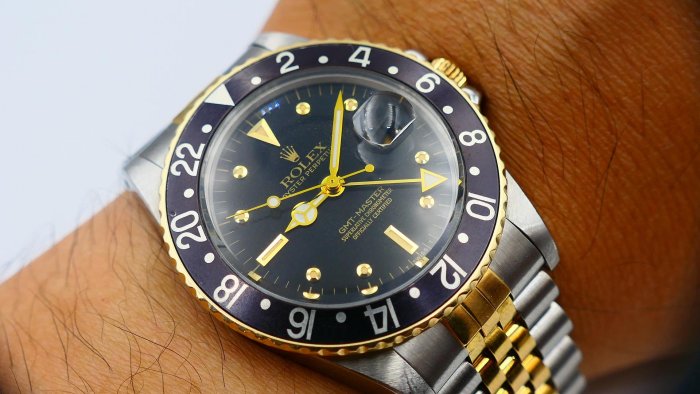 【美好時光】極品鉚釘面五珠帶版本1979年份ROLEX勞力士16753 nipple dial ( 1675 16750 參考)