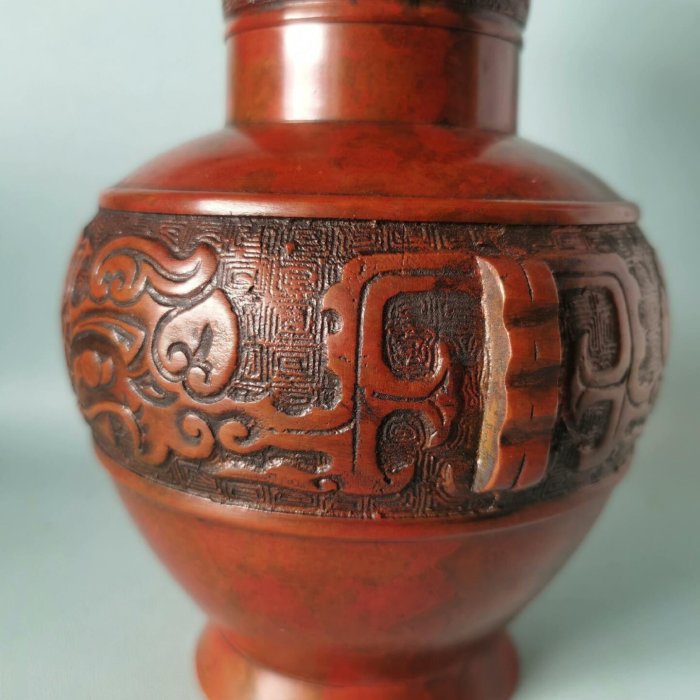 双耳花瓶 鳳凰文様 金属工芸 【メーカー直営】