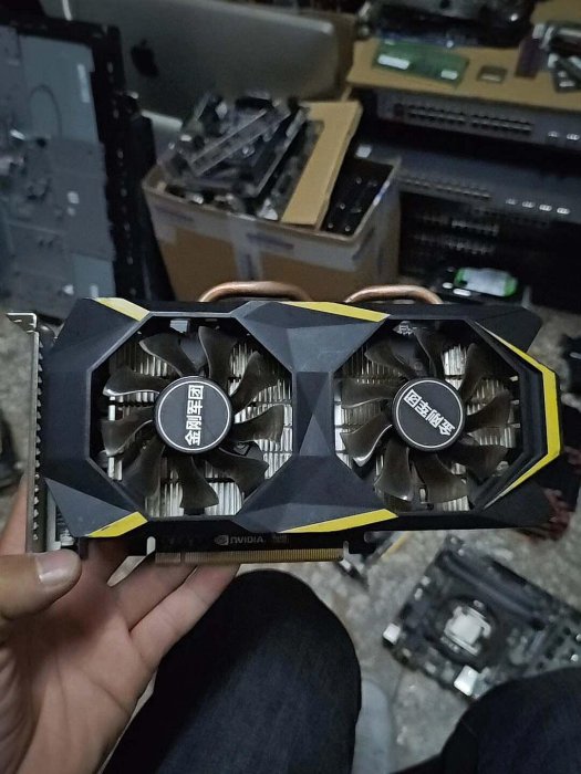 金剛軍團GTX1060 6G顯卡 二手拆機無修 雙風扇散熱設計 支持HDMI DP DVI接口 6pin供電 故障卡可點亮