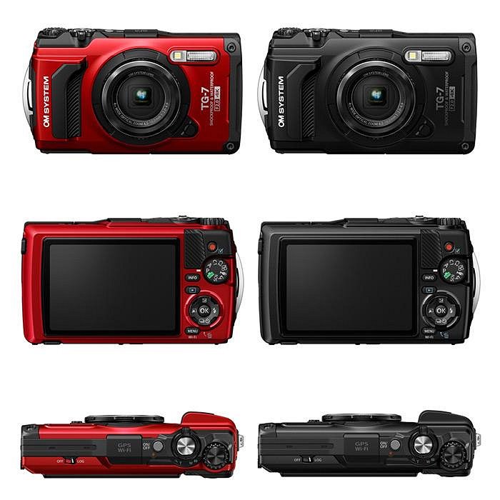 OM SYSTEM Tough TG-7RD 防水 防塵 耐衝撃 アウトドア GPS内蔵デジカメ TG-7 Tough レッド OLYMPUS OM SYSTEM Tough TG-7 防水數位相機*黑-平行輸入| 隨身機⁄類