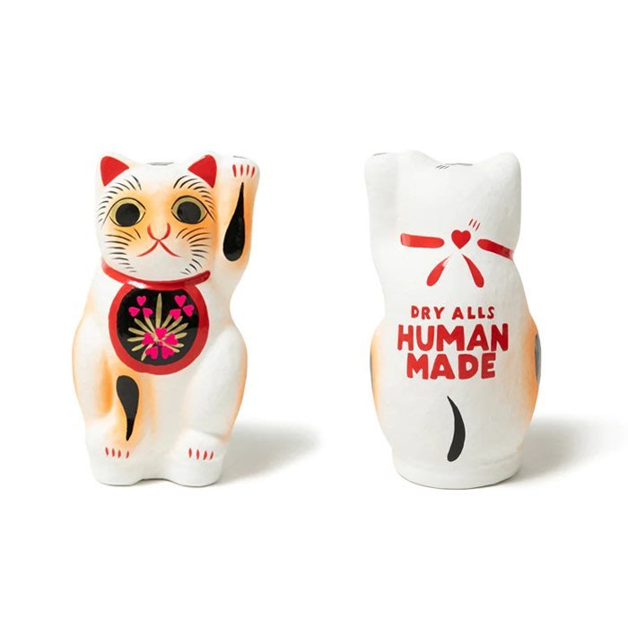 HUMAN MADE - HUMAN MADE LUCKY CAT HARIKO FIGURE ハリコ Human Made Lucky Cat Hariko Figure White - SS22 - US