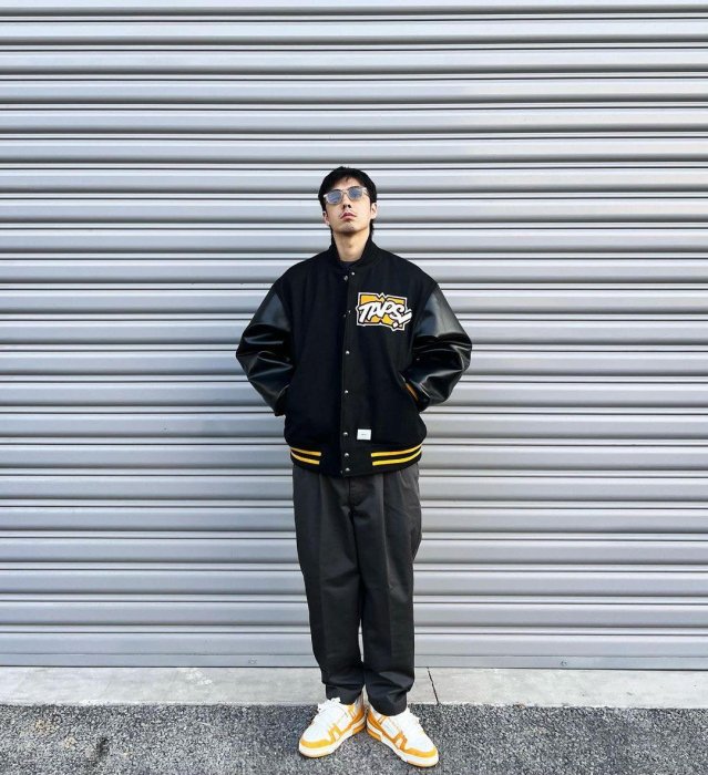 WTAPS VARSITY JACKET WOOL MELTON TOON初売り 希望商店】WTAPS VARSITY JACKET.WOOL.MELTON.TOON 22AW 新年初售棒球