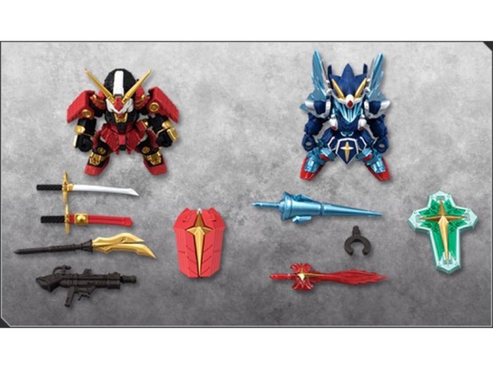 FW GUNDAM CONVERGE EX05 武者頑駄無+ EX06 全武裝騎士代理版| Yahoo拍賣