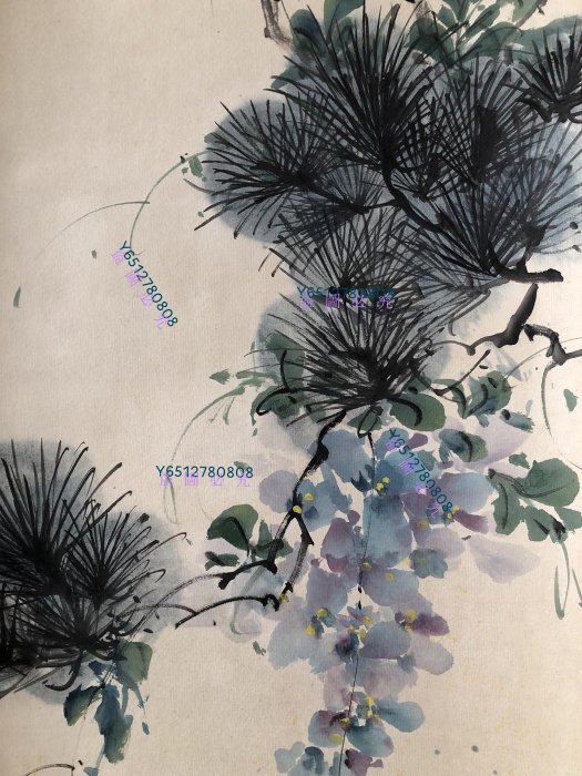 編號58【陸小曼】花鳥，純手繪四條屏，260一套裱好尺寸高x寬180*50cm