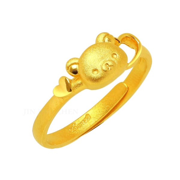 悠閒時光-拉拉熊黃金戒指-Rilakkuma