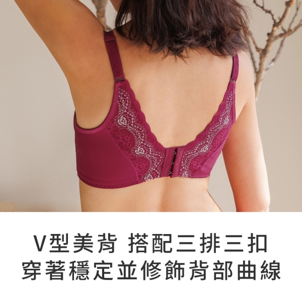 玉如阿姨】半熟戀人內衣A.B罩防簍空無鋼圈提托台灣製※0404膚| 無鋼圈