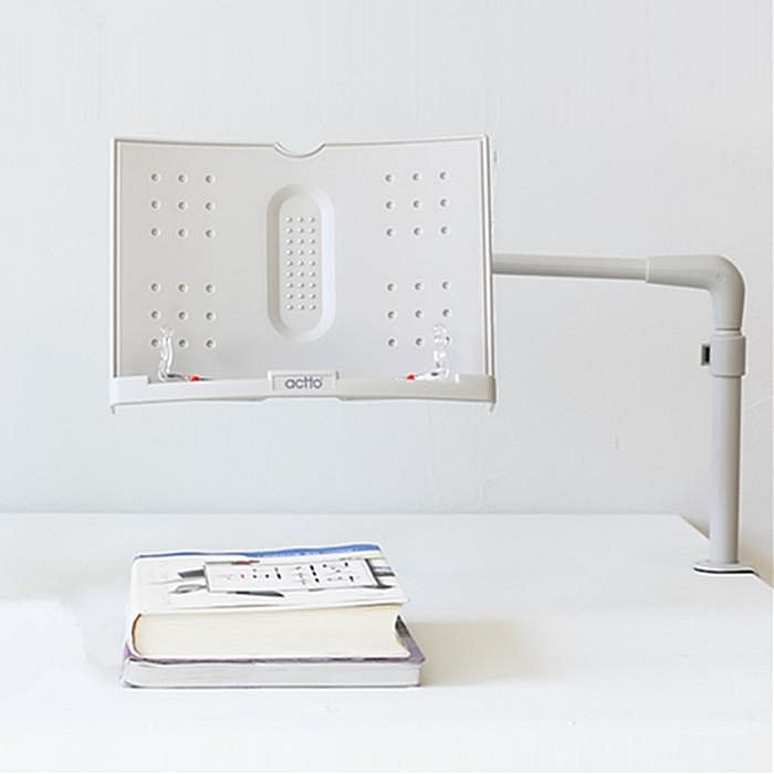 閱讀架韓國ACTTO安尚 懸臂讀書架 懸空看書架 閱讀架多功能支架保護頸椎