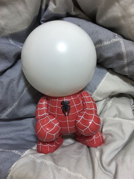 蜘蛛俠/蜘蛛人 新款USB充電LED檯燈卡通動漫床頭燈 超人 蝙蝠俠 小夜燈