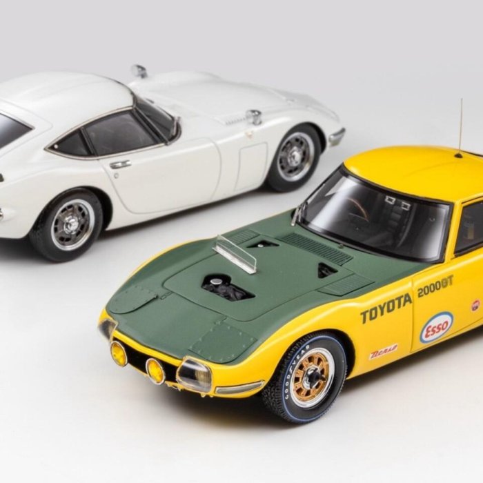 嚴選HPI Toyota 2000GT紀念車款二合一方形展示盒模型收藏2000gt 紀念